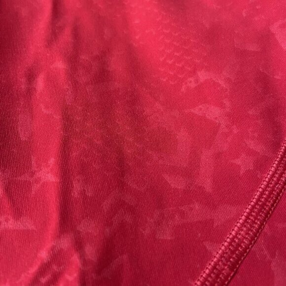 Lululemon Stronger as One Tight 28" *lululemon X Barrys Bootcamp Emboss Dark Red - Picture 10 of 13